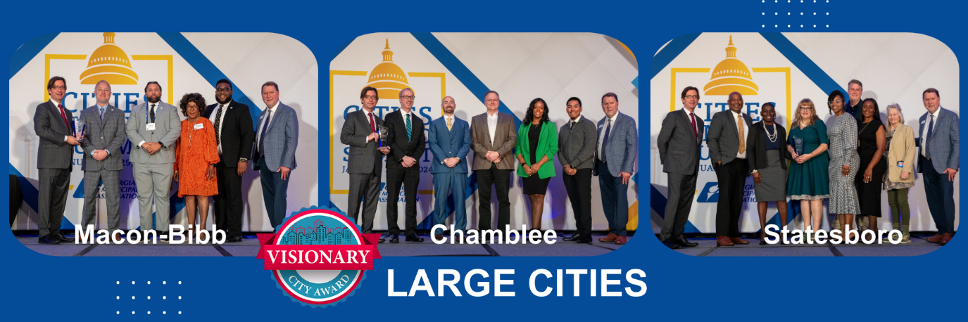 Visionary City Awards Presented To 9 Georgia Cities   2024 VCA Large Cities 