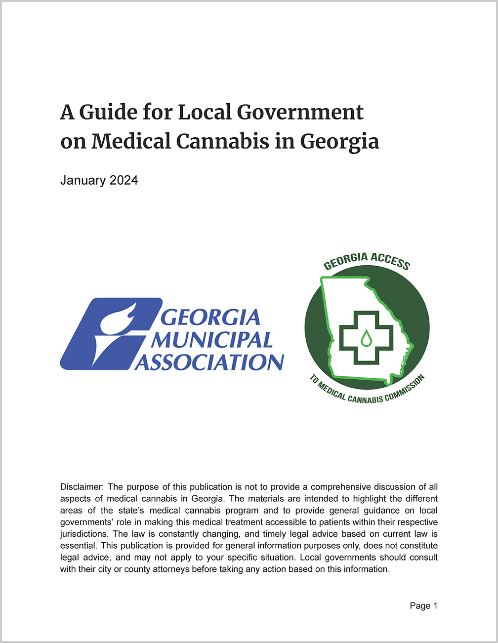 A Guide for Local Government on Medical Cannabis in Georgia